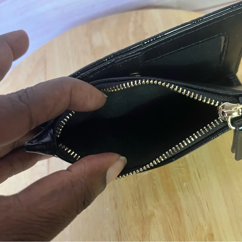Nanette‎ Lepore Small Embossed Monogram Wallet
